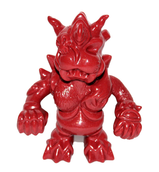 Cronic Bakurasu Sofubi Kaiju Soft Vinyl Designer Toy Red Unpainted Blank Figure