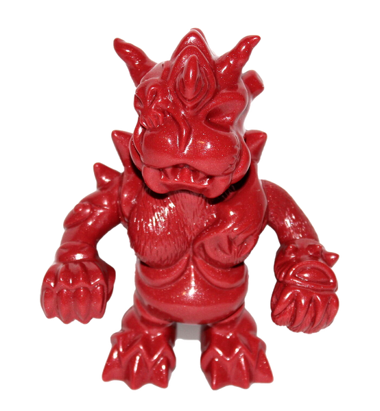 Cronic Bakurasu Sofubi Kaiju Soft Vinyl Designer Toy Red Unpainted Blank Figure