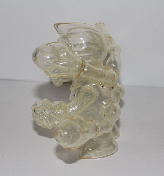 Cronic Maverasu Clear Sofubi Kaiju Soft Vinyl Designer Art Toy Unpainted