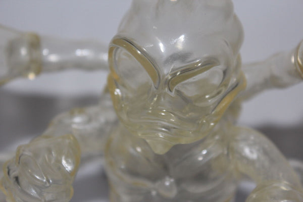 Cronic Maverasu Clear Sofubi Kaiju Soft Vinyl Designer Art Toy Unpainted