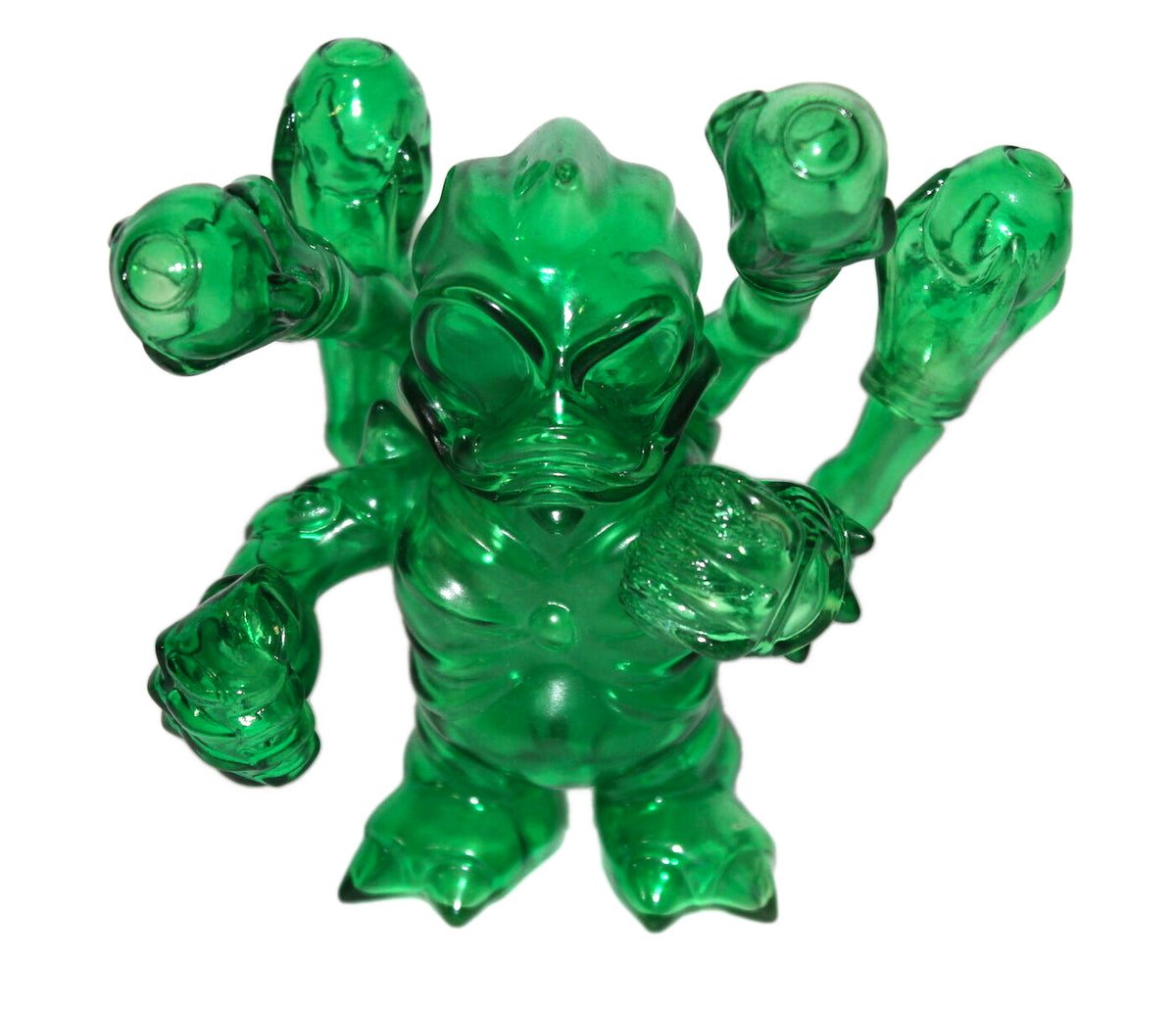 Cronic Maverasu Green Clear Sofubi Kaiju Soft Vinyl Designer Art