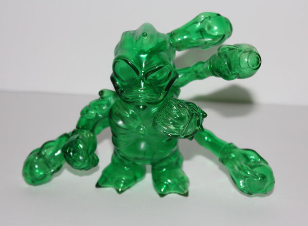 Cronic Maverasu Green Clear Sofubi Kaiju Soft Vinyl Designer Art Toy Unpainted