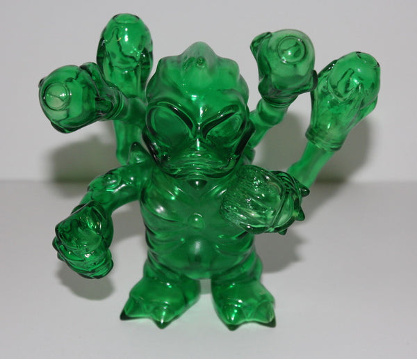 Cronic Maverasu Green Clear Sofubi Kaiju Soft Vinyl Designer Art Toy Unpainted