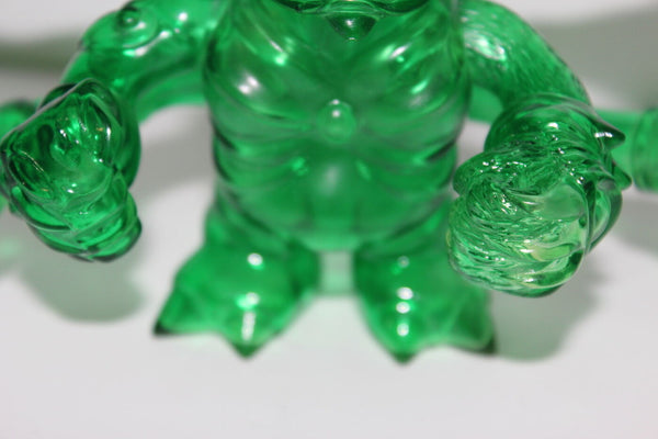 Cronic Maverasu Green Clear Sofubi Kaiju Soft Vinyl Designer Art Toy Unpainted