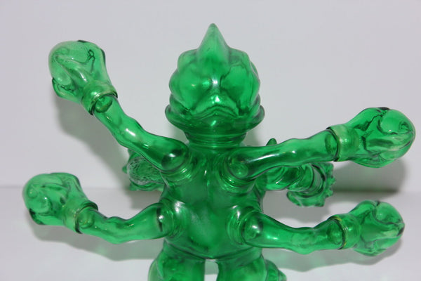 Cronic Maverasu Green Clear Sofubi Kaiju Soft Vinyl Designer Art Toy Unpainted