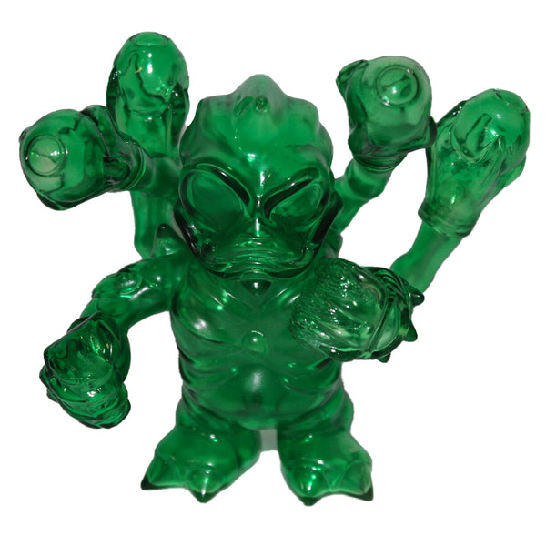 Cronic Maverasu Green Clear Sofubi Kaiju Soft Vinyl Designer Art Toy Unpainted