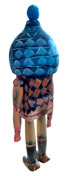 David Choe CHOEGAL Ningyoushi Designer Art Toy Handmade Painted Wooden Figure