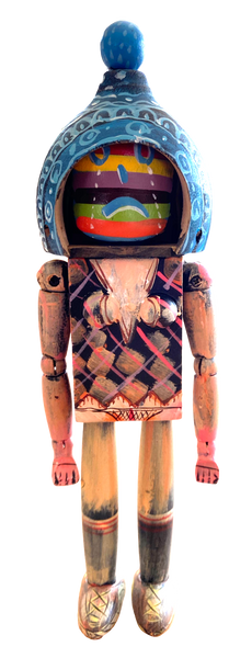 David Choe CHOEGAL Ningyoushi Designer Art Toy Handmade Painted Wooden Figure