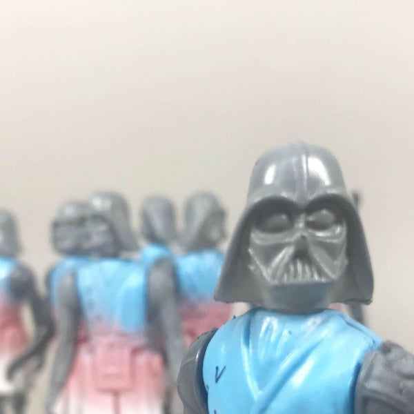 Nekosatsu Darth Vaporwave Resin Action Figure Starwave Art Toy