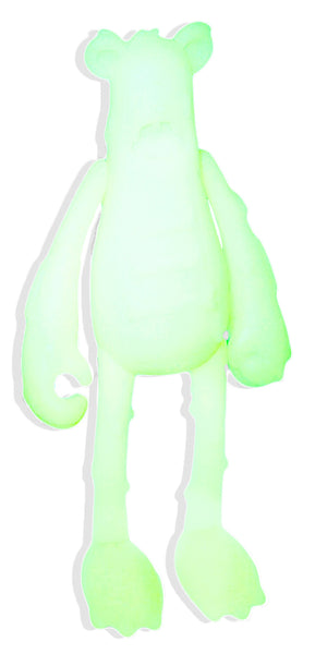 Dead Bears Green GID Blank Nicky Davis x Martian Toys Unpainted Vinyl Designer Figure LE150
