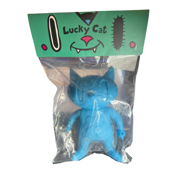 Vincent Scala Lucky Cat Frozen Blue Vinyl Toy Art Designer Figure