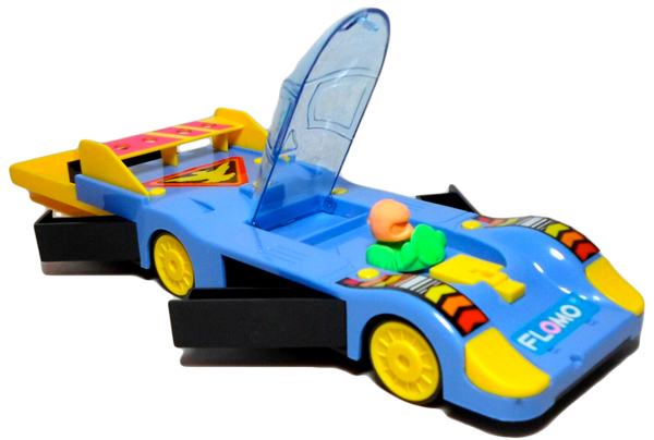 Flomo Retro Race Car Mechanical Pencil Case Vintage Black Racing Stationary Box