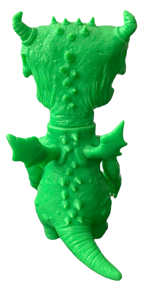 Frank Mysterio Antichristo 666 Sofubi Lime Green Blank Unpainted Soft Vinyl Art Toy