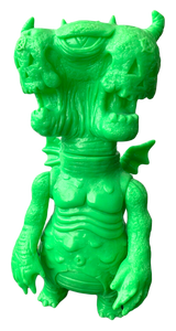 Frank Mysterio Antichristo 666 Sofubi Lime Green Blank Unpainted Soft Vinyl Art Toy