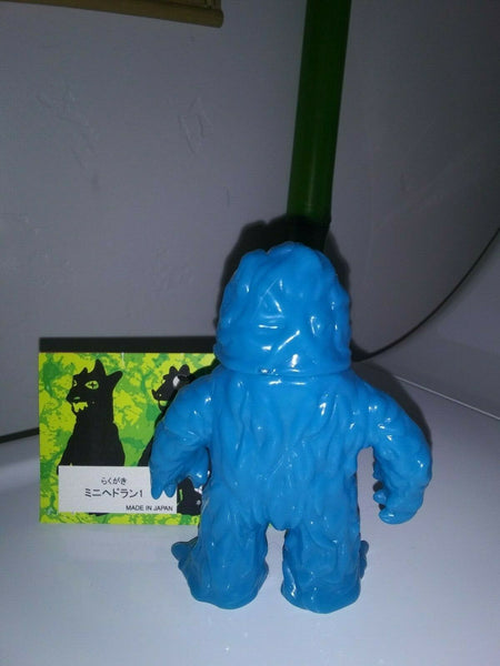Gargamel First Brother Mini Hedoran Sofubi Zokki Kaiju Unpainted Blue Blank Designer Toy Figure