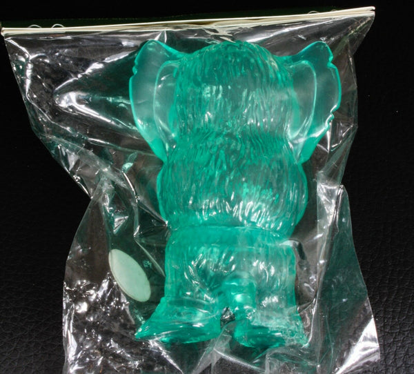 Gargamel X Kozik Pocket Kaiju Series Stomp Clear Green Unpainted Blank Sofubi Figure Japan Vinyl Designer Toy