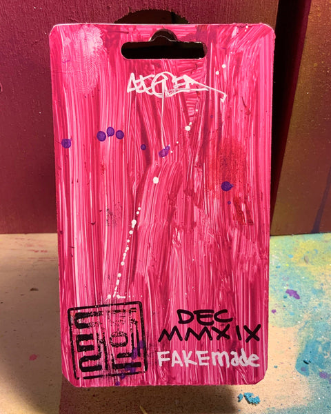 ICKY RAT Super Nerd AEQEA Custom Artist Figure Resin Art Toy with Hand-Painted Cardback