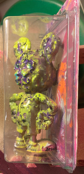 ICKY RAT McDownlow AEQEA Custom Artist Figure Resin Art Toy with Hand-Painted Cardback