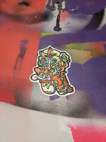 AEQEA Bug Tongue Abstract Sticker