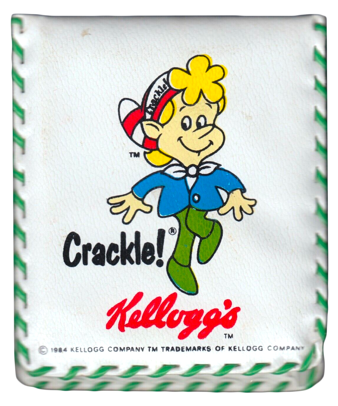Kellogg’s Rice Krispies Snap Crackle Pop! Vintage Retro 1984 Vinyl Wallet Billfold