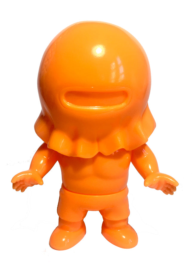 Kinnikuman Childhood Warsman Nikolai Eraser Orange Unpainted Five Star Toy  M.U.S.C.L.E. Soft Vinyl Figure