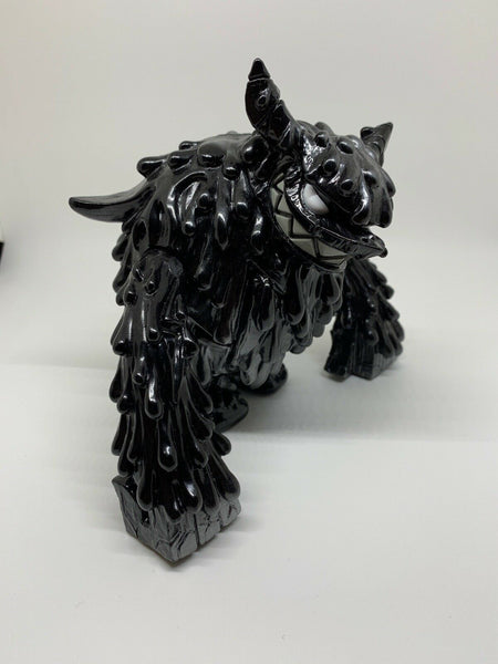 Magman Monster Sofubi Kaiju For Grownups Black Metallic Wonderwall Touma Limited Edition Sofvi Designer Toy