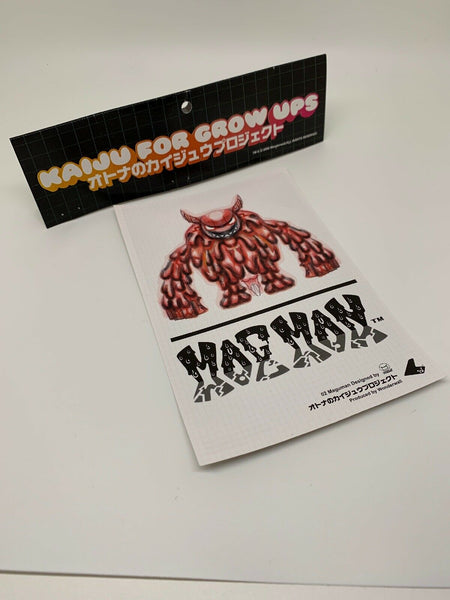 Magman Monster Sofubi Kaiju For Grownups Black Metallic Wonderwall Touma Limited Edition Sofvi Designer Toy