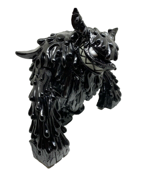 Magman Monster Sofubi Kaiju For Grownups Black Metallic Wonderwall Touma Limited Edition Sofvi Designer Toy