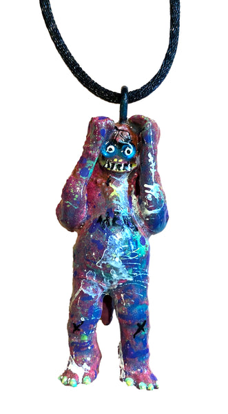 Media Psychosis (Self Induced) AEQEA Pendant Custom M1 Ultraman Mini Ultra Q Acro PVC Figure Necklace