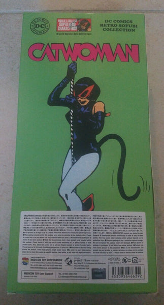 Medicom DC Hero Catwoman Sofubi Vinyl Hero Retro Batman Comic Action Figure