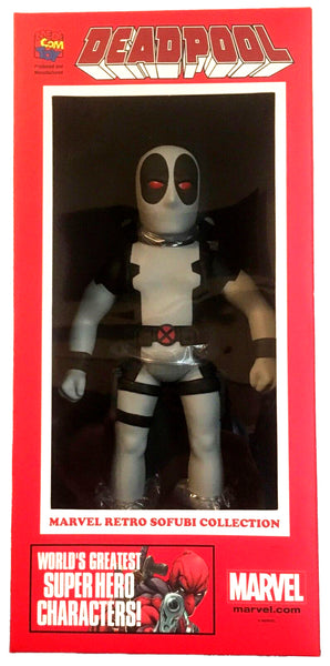 Medicom Marvel Retro Deadpool Sofubi Grey X-Force Comic Version Action Figure