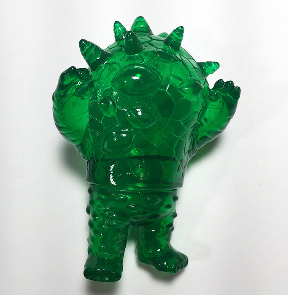 Max Toy Co. Micro Kaiju Eyezon Green Clear Sofubi Monster Unpainted Sofvi Soft Vinyl Designer Toy
