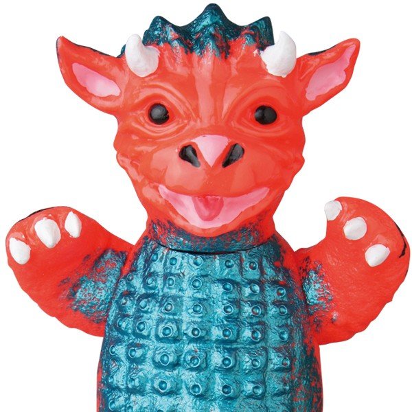 Medicom x Anraku Ansaku Nue Red Sofubi Designer Toy Vinyl Kaiju Figure