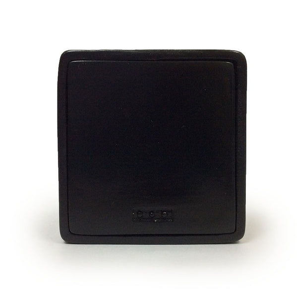 OBEY TV Sofubi Unpainted Black Brainwash TV by Awesome Toy