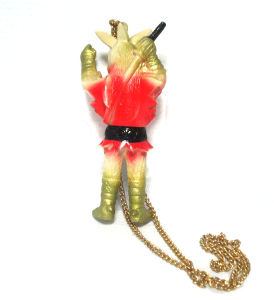 Henshin Ninja Arashi Sofubi Pendant Vintage 80s Popy Soft Vinyl Toy Japan