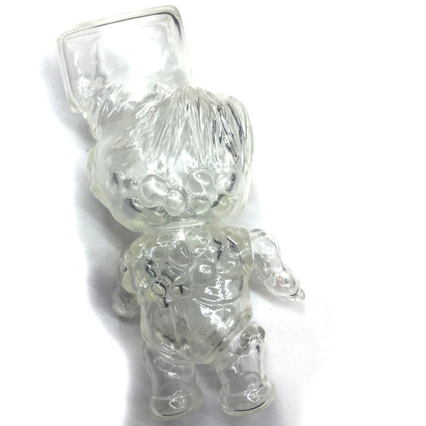 Phobia Toys tV HeAd Sofubi Clear Translucent Binbizii Soft Vinyl Designer Toy Figure