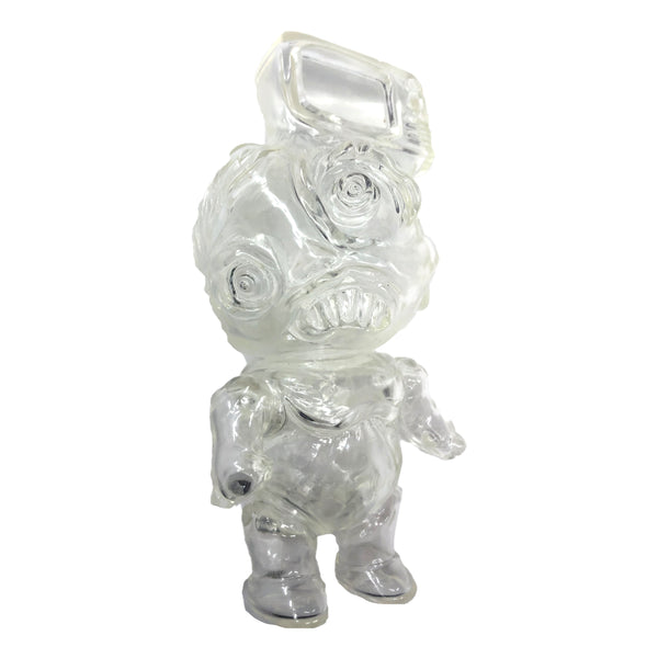 Phobia Toys tV HeAd Sofubi Clear Translucent Binbizii Soft Vinyl Designer Toy Figure