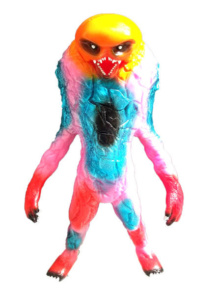 Planet-X Asia Kanjiras Sofubi Hawaiian Color Vinyl Bootleg Jamira Kaiju Figure Planetxasia