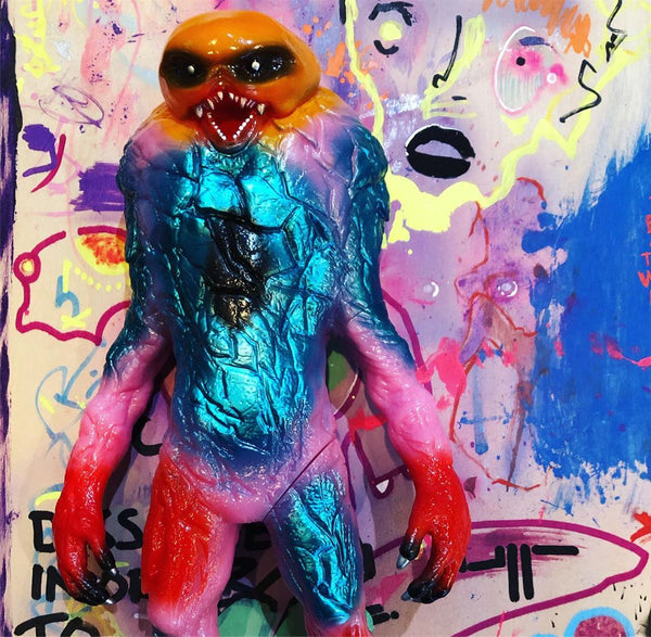 Planet-X Asia Kanjiras Sofubi Hawaiian Color Vinyl Bootleg Jamira Kaiju Figure Planetxasia