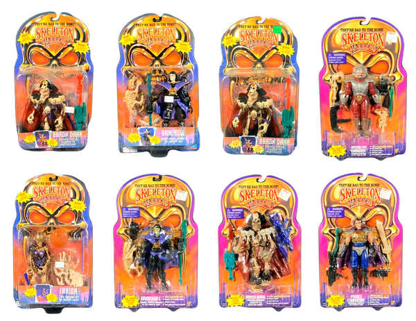 Skeleton Warriors Retro Action Figures by Playmates Sealed on Card Original 1994 Package