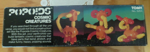 Popoids Cosmic Creatures 19 Pieces 1983 Tomy #5201 Japan 1983 (sealed bags)