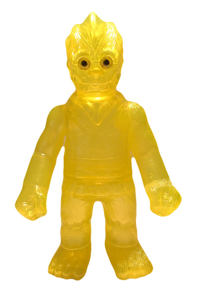 RealxHead ShintoSan Sofubi Transparent Yellow Clear Soft Vinyl Unpainted Blank Figure Designer Toy