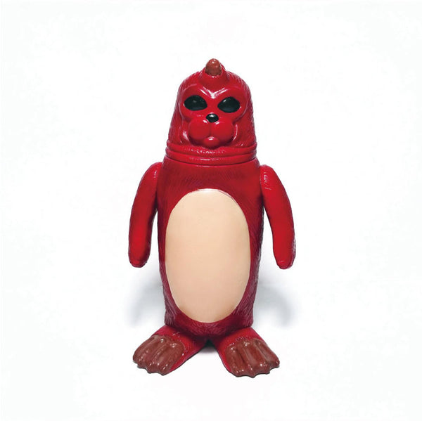 Sealmon Sofubi Red Edition Soft Vinyl Designer Art Toy by Montoz Studio Korea