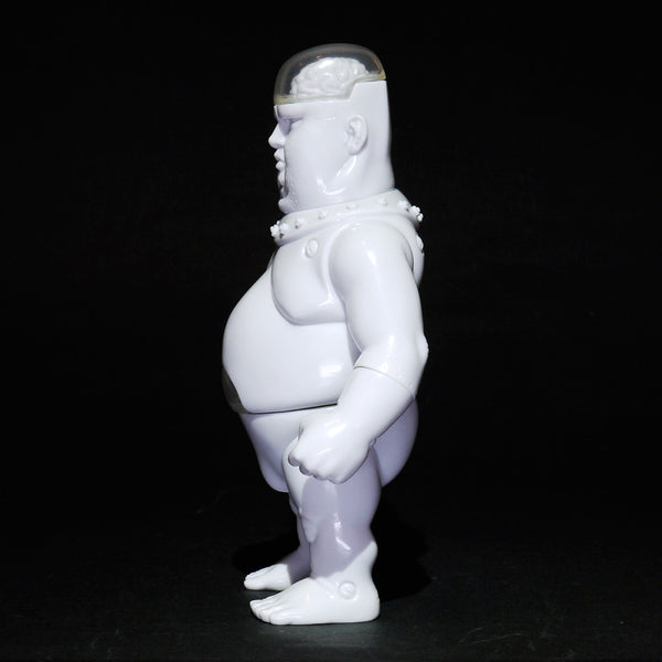 Restore Iron Meat Sofubi White Unpainted Blank Soft Vinyl Cyborg Designer Awe Toy Osaka