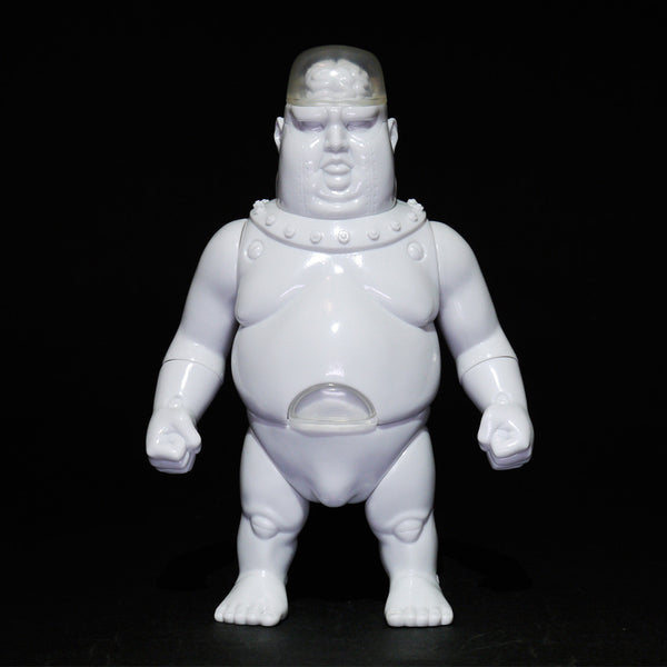 Restore Iron Meat Sofubi White Unpainted Blank Soft Vinyl Cyborg Designer Awe Toy Osaka