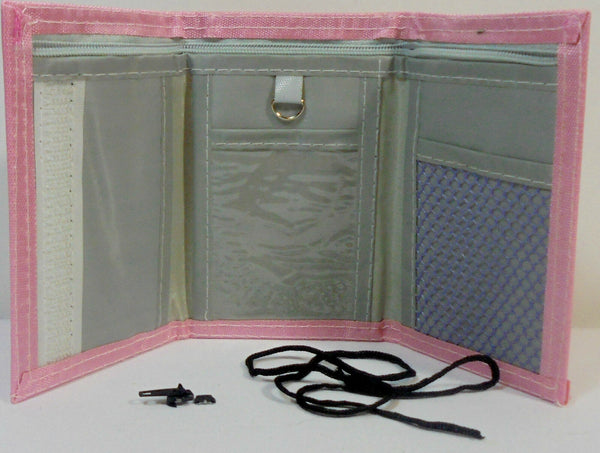 Retro Snoopy Wallet Vintage Peanuts Japan Sanrio Keroppi 5'' Pink Billfold w/ Zipper