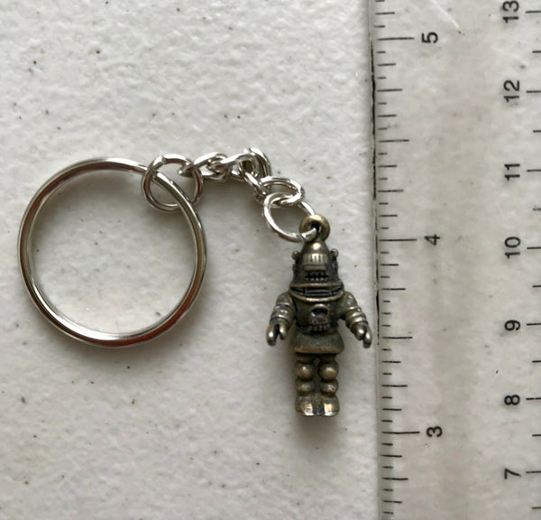 Robby the Robot Pendant Key Ring Forbidden Planet Keychain