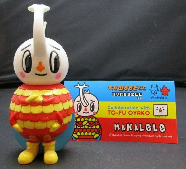Rumbbell Makalele Sofubi To-Fu Oyako DevilRobots x Ryan Lee Fitness Soft Vinyl Toy Sofvi Figure