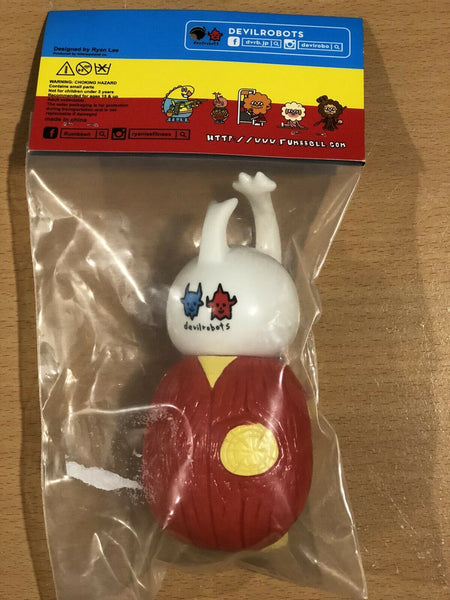 Rumbbell Makalele Sofubi To-Fu Oyako DevilRobots x Ryan Lee Fitness Soft Vinyl Toy Sofvi Figure