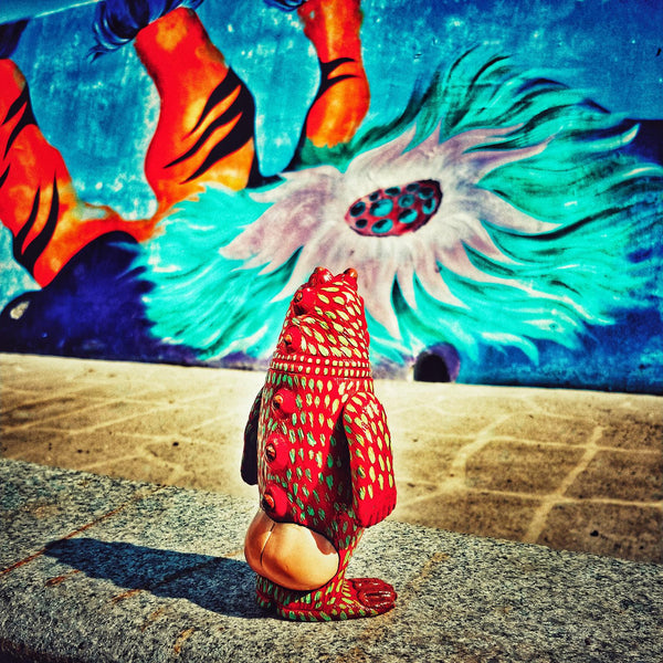 Sealmon Sofubi w/ Brunga Painting Soft Vinyl Designer Art Toy by Montoz Studio Korea